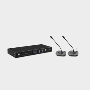 2CH UHF Wireless Conference Microphone System 